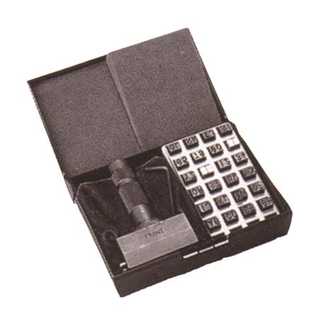 Type Holder/Kits - Capacity 12 - 1/4" - 48 pcs type